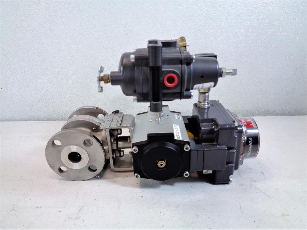 Kitz 1" 150# CF8M 2-Piece Ball Valve, Fig# 150UTDZM-FS w/ Rotork Actuator